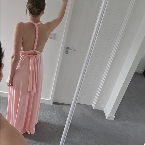 Peachy Pink Convertible Dress (Size S) - Picture 3 of 3